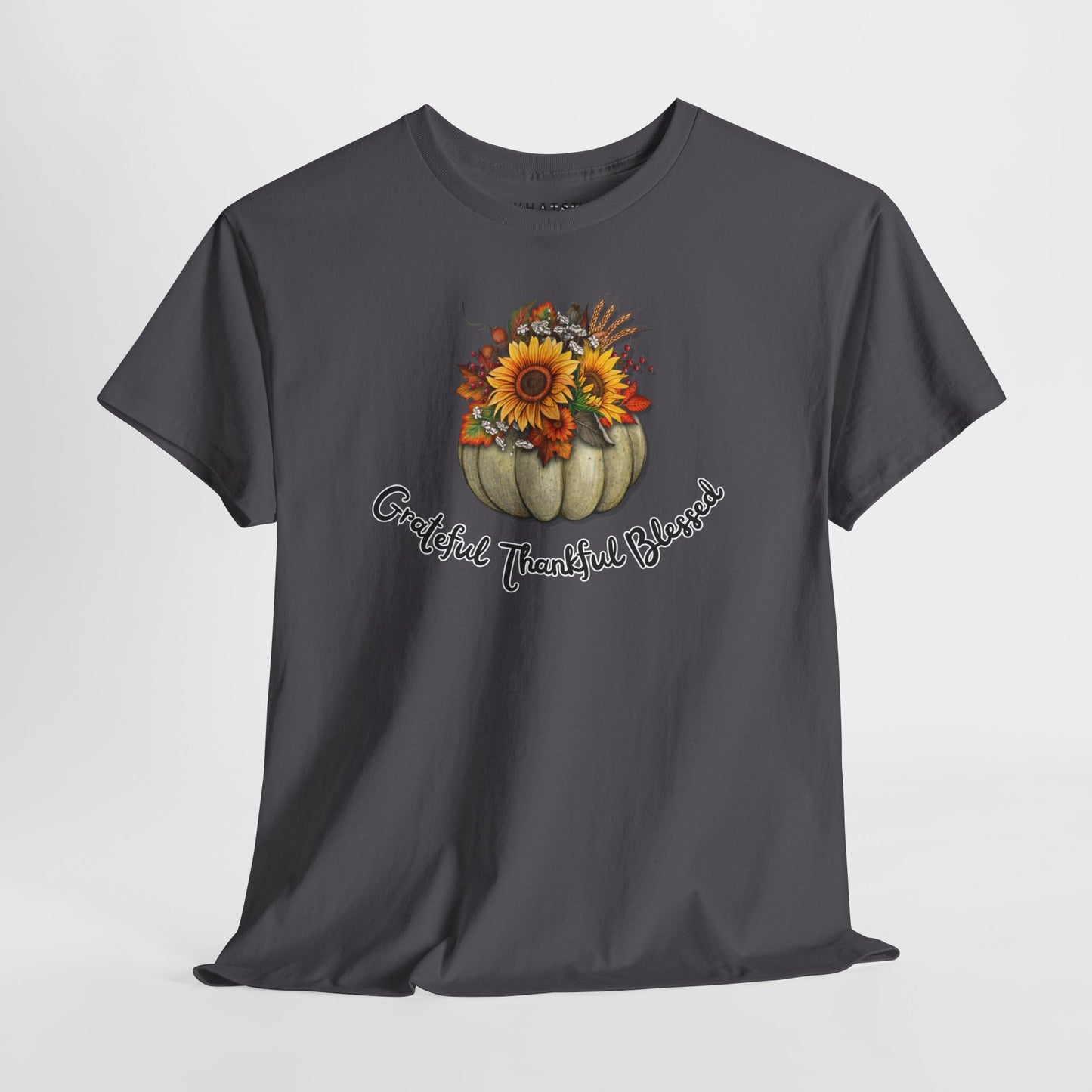 Grateful Thankful Blessed Tee – Floral Harvest Edition
