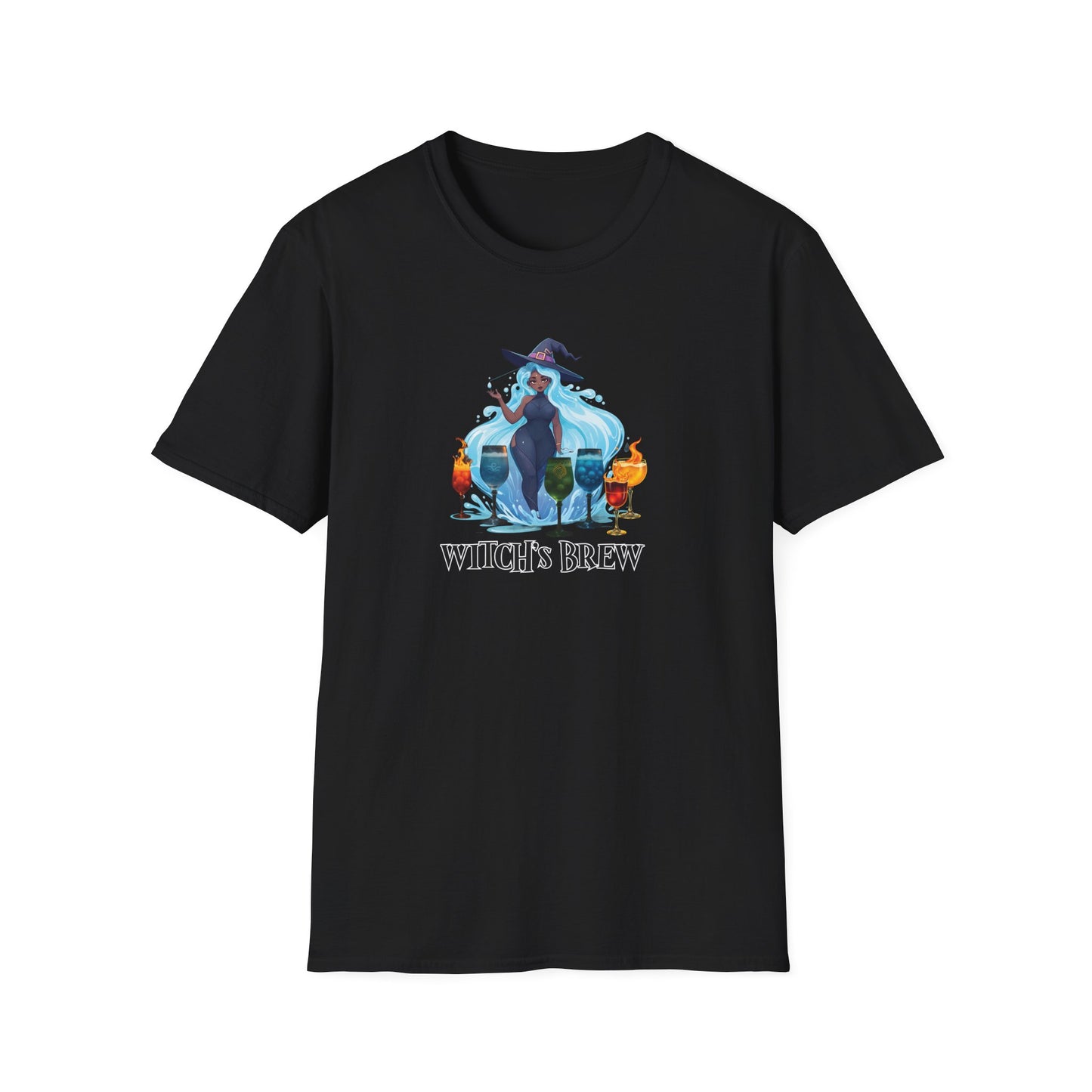Witch's Brew T-Shirt Unisex Halloween Tee, Witchy Apparel, Spooky Graphic Shirt, Soft Cotton Top, Perfect for Fall Celebrations