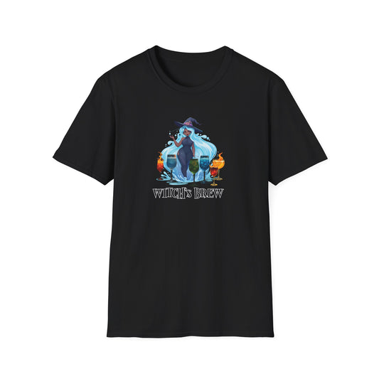 Witch's Brew T-Shirt Unisex Halloween Tee, Witchy Apparel, Spooky Graphic Shirt, Soft Cotton Top, Perfect for Fall Celebrations