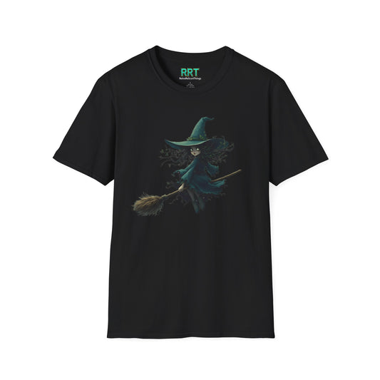 Forest Witch T Shirt Nature Witchcore Tee Halloween Graphic Shirt Gothic Fall Shirt Broomstick Witch Shirt Fantasy Pagan Gift Unisex