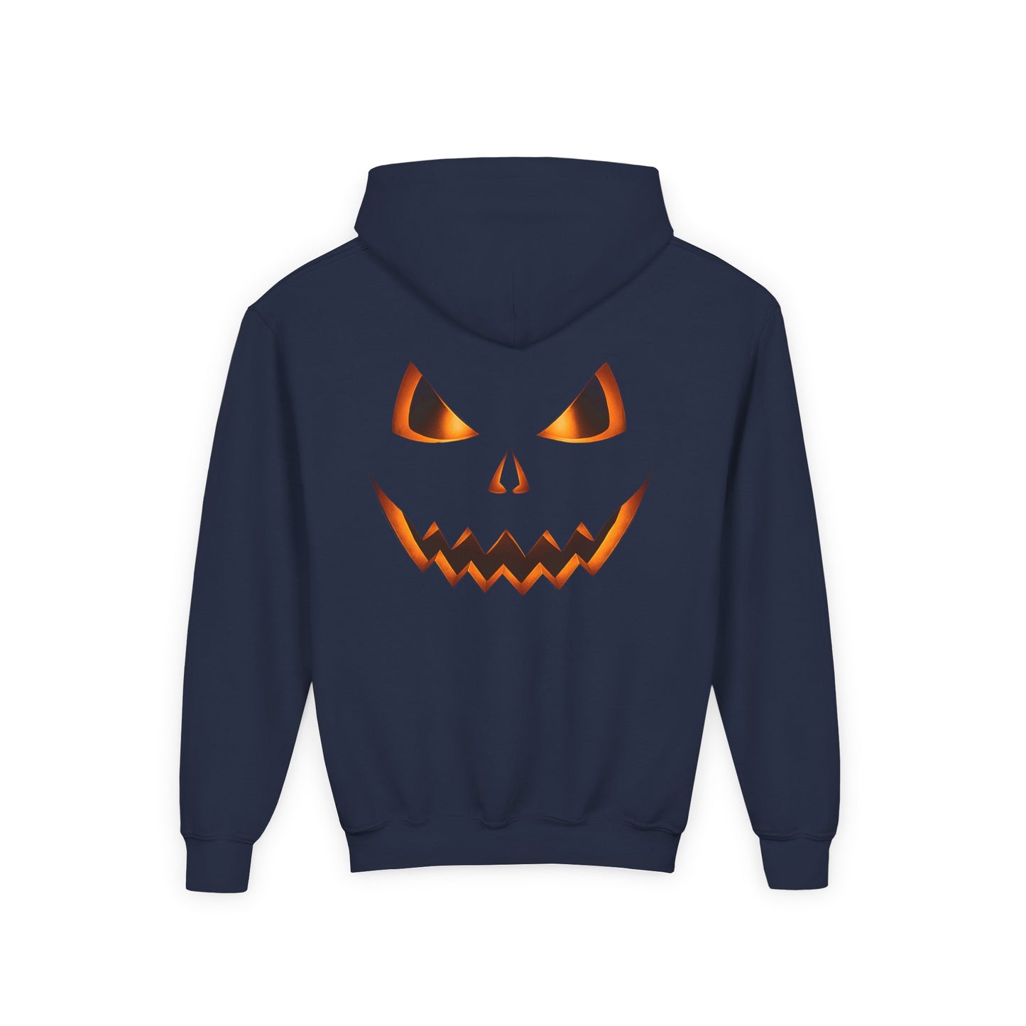 GlowJack Glowing Pumpkin Hoodie, Halloween Youth | Glowing Pumpkin | Spooky Kids Costume Fall Fashion, Trick or Treat, Cozy Halloween Gift