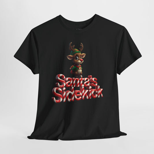 Santa’s Sidekick Tee – Peppermint Patrol Edition