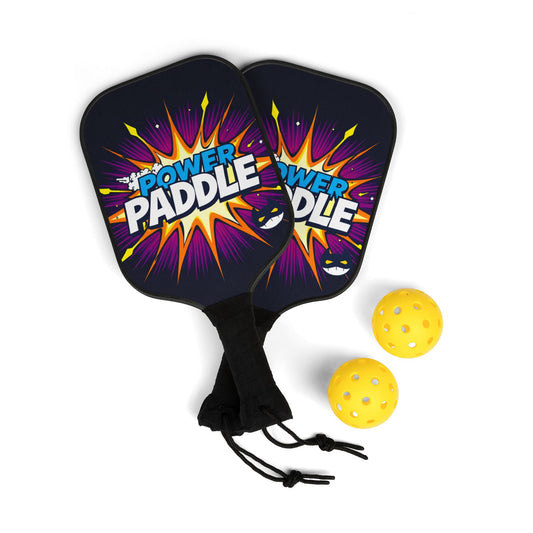 Power Paddle, Explosive Pickleball Design with Attitude
