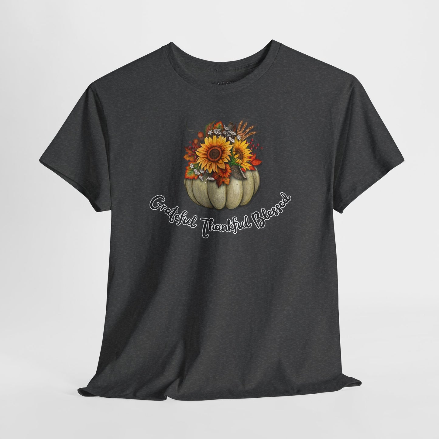 Grateful Thankful Blessed Tee – Floral Harvest Edition