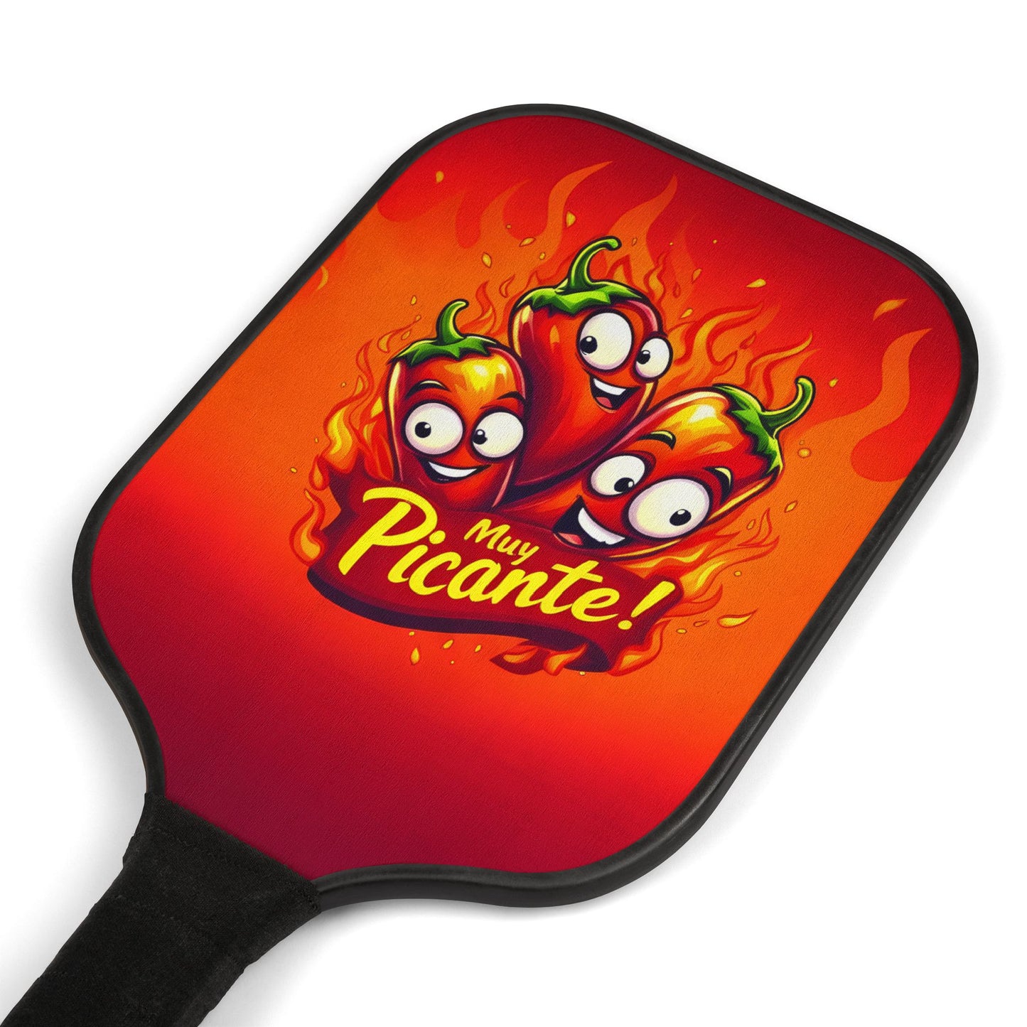 Muy Picante! Chili Pepper Pickleball Paddle, Spicy Chili Pepper Design