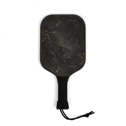 Black Marble Pickleball Paddle, Sleek Design for Competitive Play
