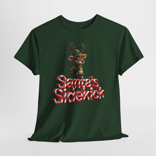 Santa’s Sidekick Tee – Peppermint Patrol Edition