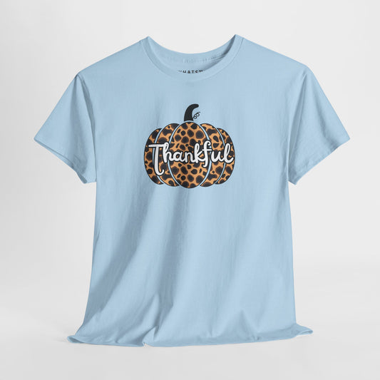 Thankful Leopard Pumpkin Tee – Wildly Grateful Edition