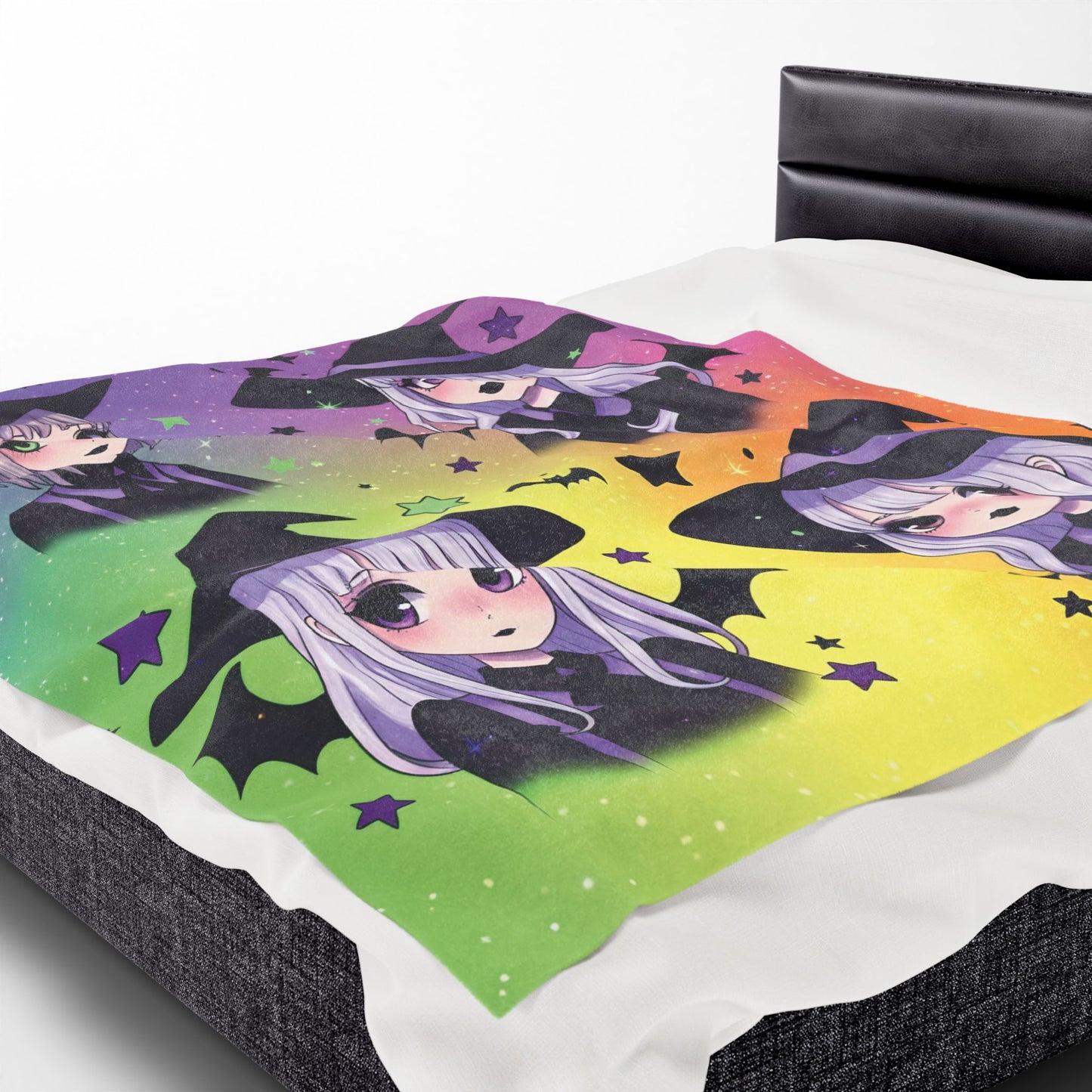 Whimsical Witch, Witchy Vibes Blanket – Anime Familiar Edition