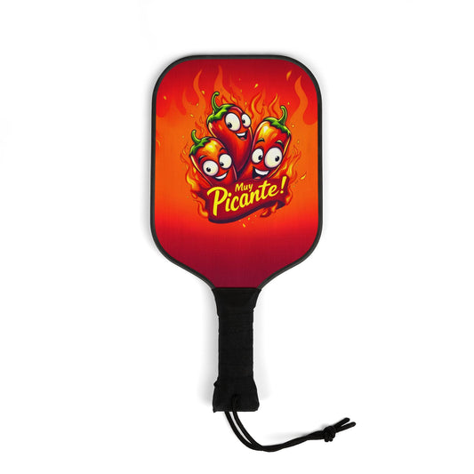 Muy Picante! Chili Pepper Pickleball Paddle, Spicy Chili Pepper Design