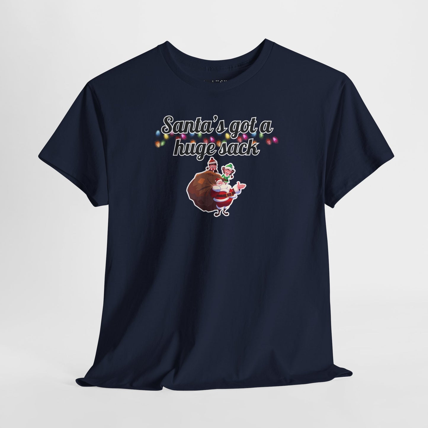 Santa’s Huge Sack Tee – Naughty List Edition