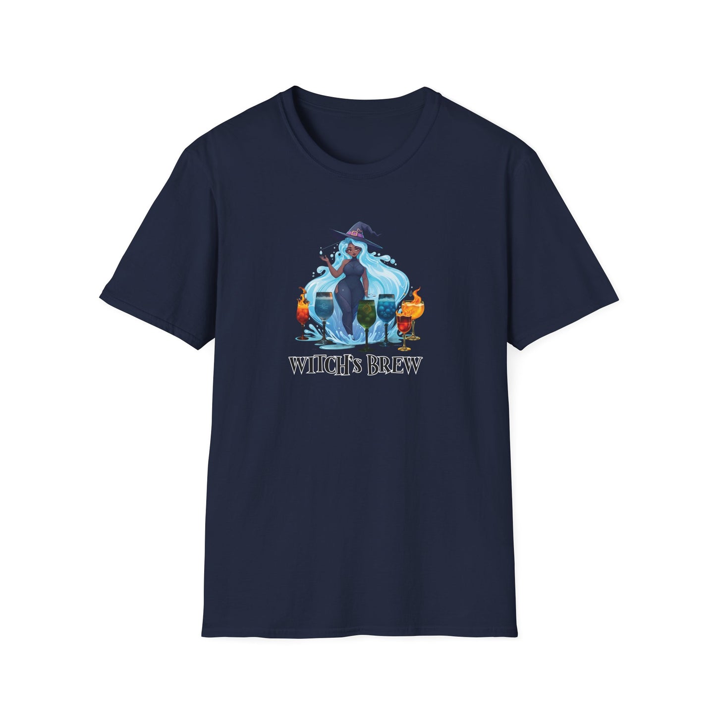 Witch's Brew T-Shirt Unisex Halloween Tee, Witchy Apparel, Spooky Graphic Shirt, Soft Cotton Top, Perfect for Fall Celebrations
