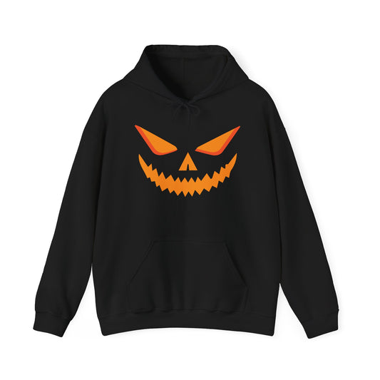 Gloomspike Jack Haunted Pumpkin Hoodie, Gildan 18500 Unisex Halloween Sweatshirt, Spooky Fall Costume Pullover