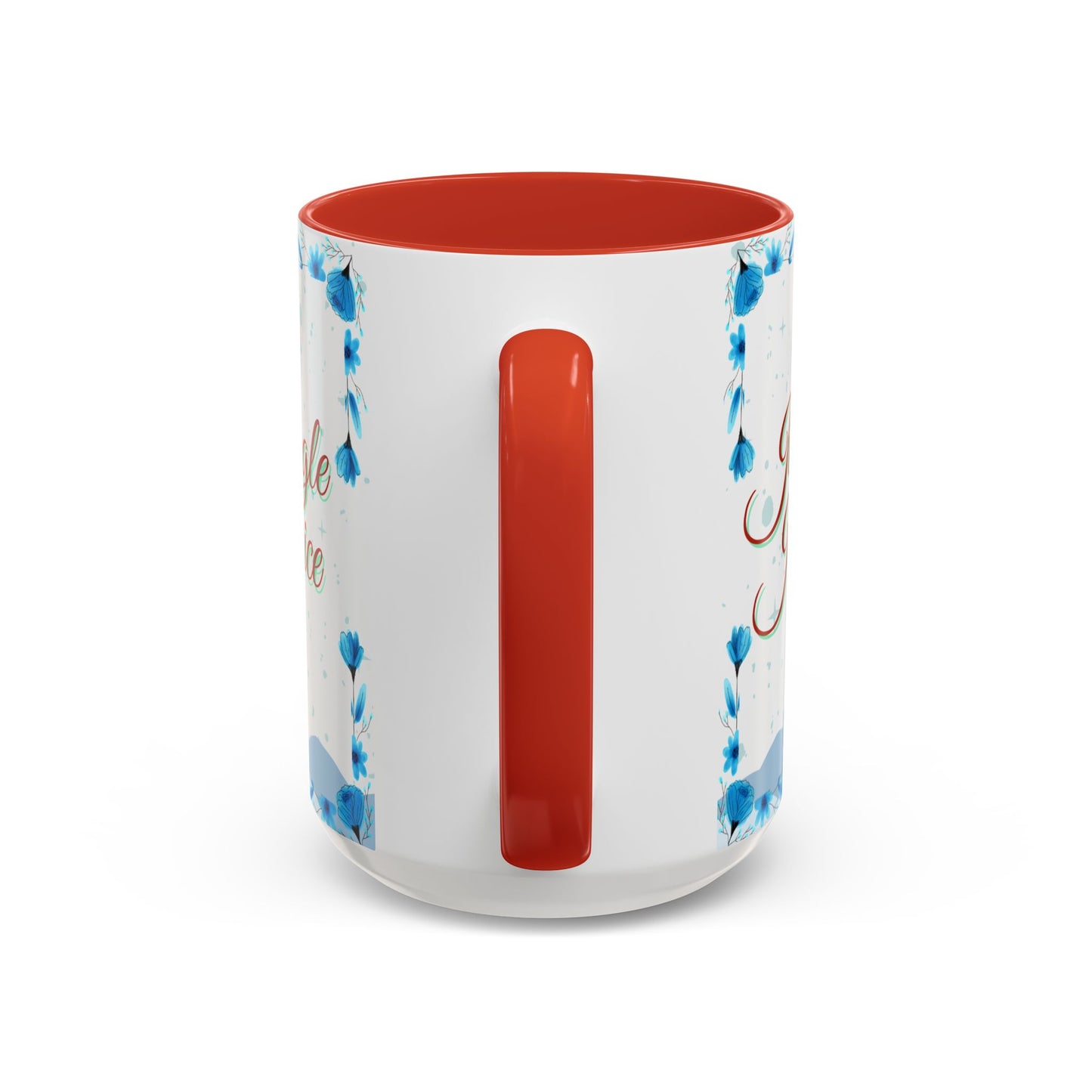 Jingle Juice Holiday Mug Funny Christmas Coffee Cup with Snowman and Winter Scene