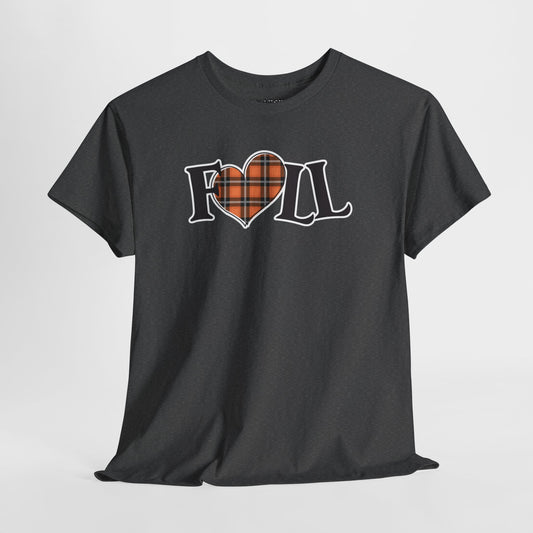 FALL Heart Tee – Plaid Season Edition