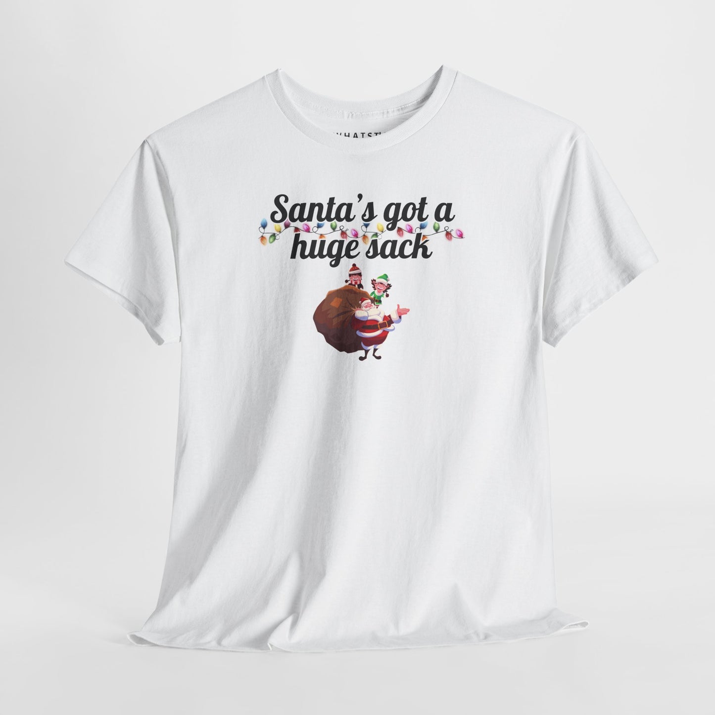 Santa’s Huge Sack Tee – Naughty List Edition