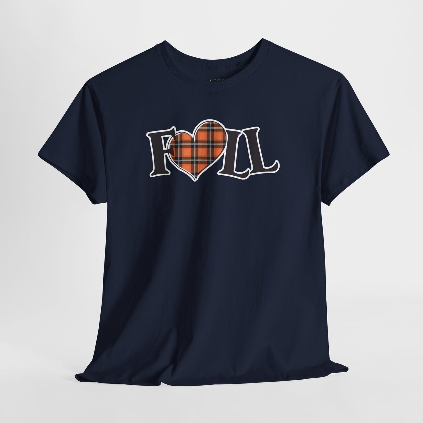 FALL Heart Tee – Plaid Season Edition