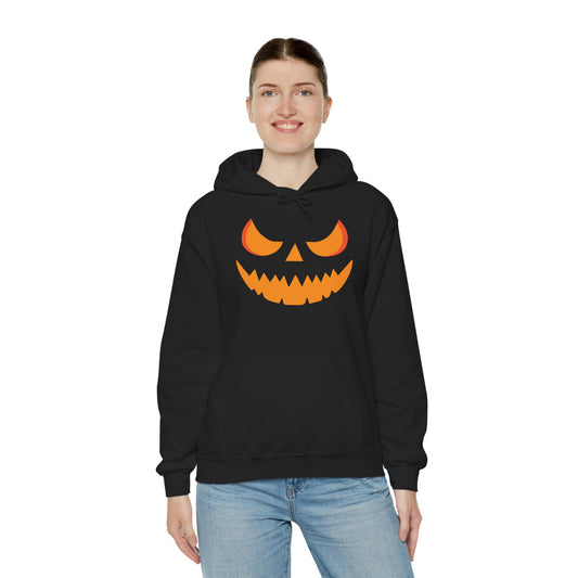 Shadow Jack Haunted Pumpkin Hoodie, Gildan 18500 Unisex Halloween Sweatshirt, Spooky Fall Costume Pullover
