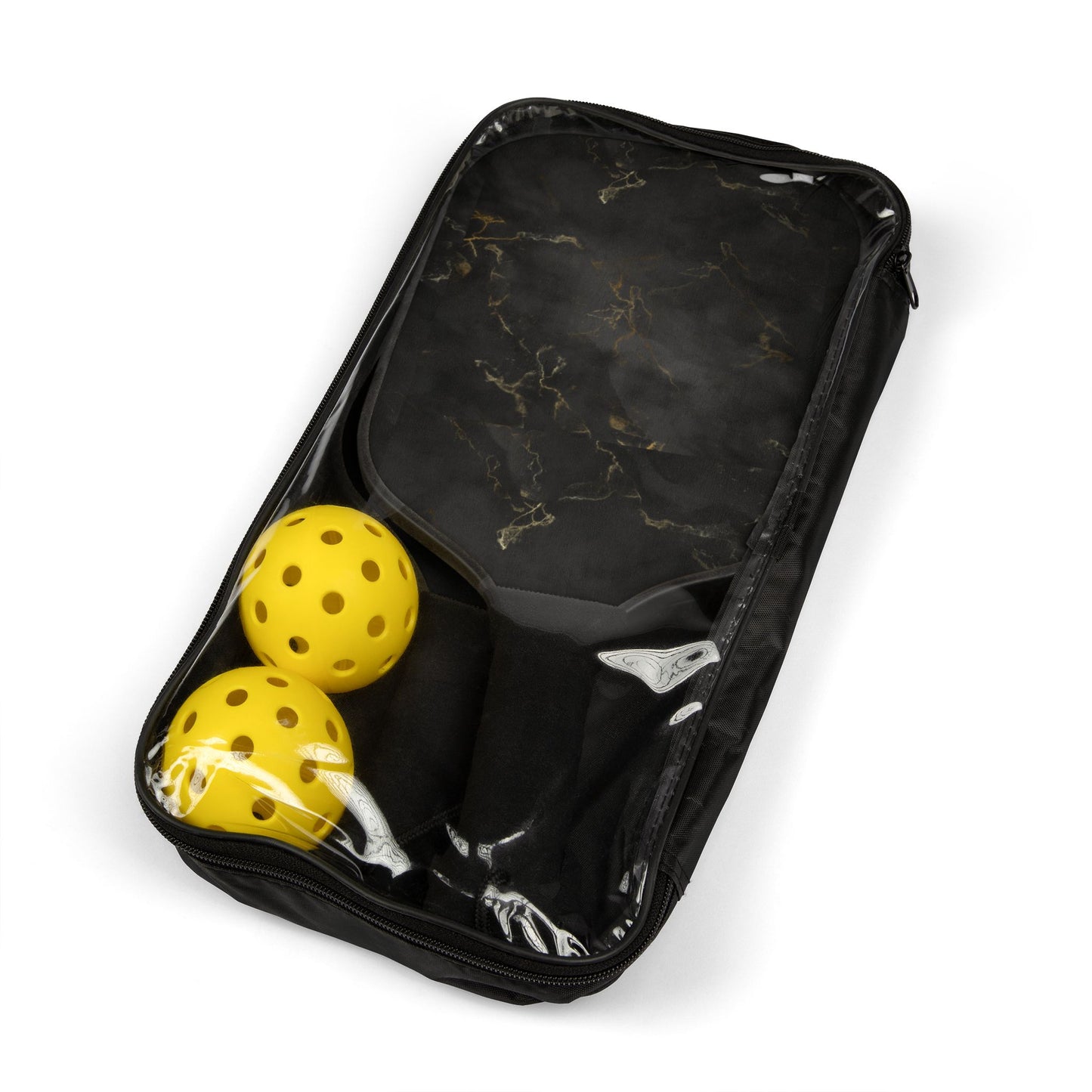 Black Marble Pickleball Paddle, Sleek Design for Competitive Play