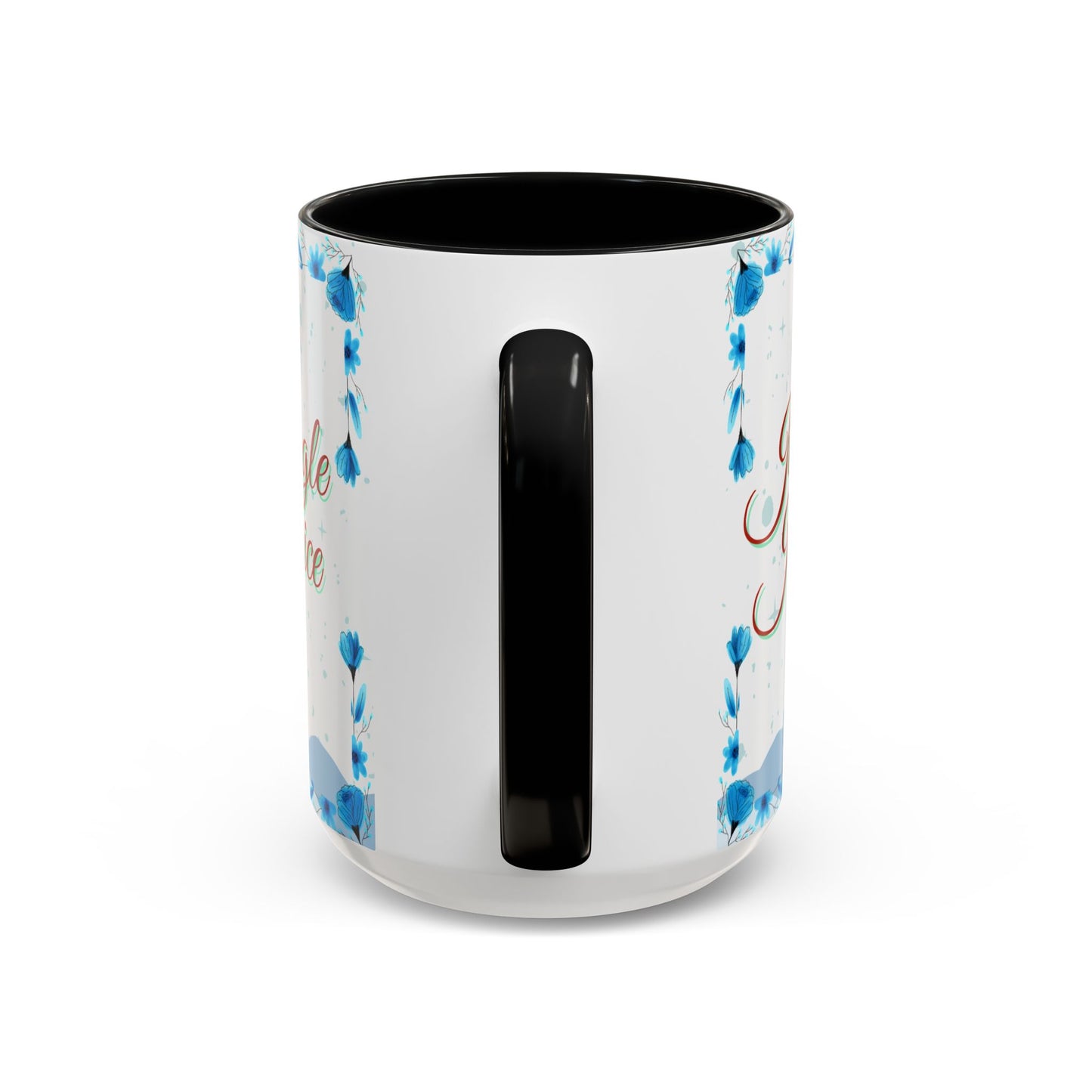 Jingle Juice Holiday Mug Funny Christmas Coffee Cup with Snowman and Winter Scene