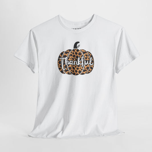 Thankful Leopard Pumpkin Tee – Wildly Grateful Edition