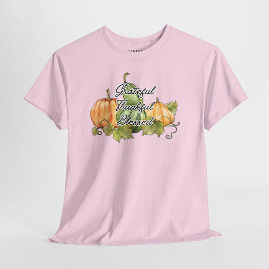 Grateful Thankful Blessed Tee – Autumn Spirit Edition