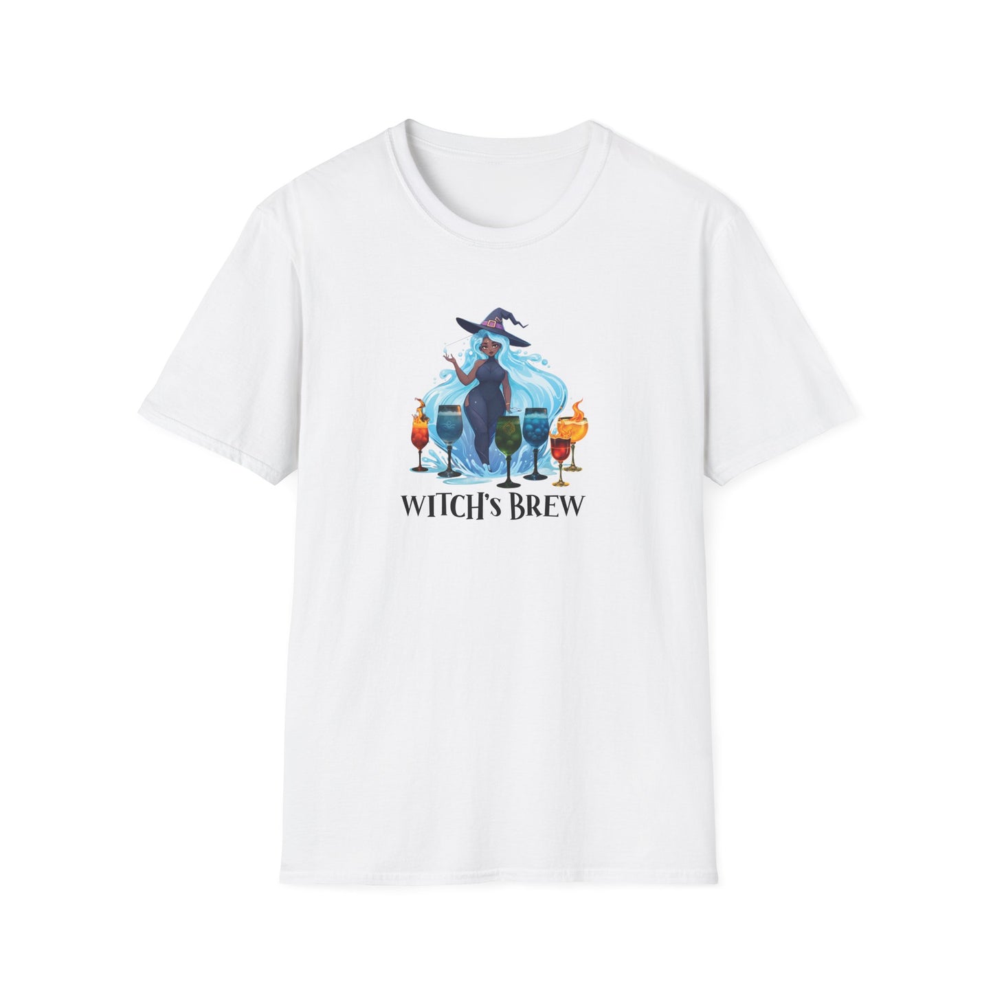 Witch's Brew T-Shirt Unisex Halloween Tee, Witchy Apparel, Spooky Graphic Shirt, Soft Cotton Top, Perfect for Fall Celebrations