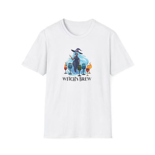 Witch's Brew T-Shirt | Unisex Halloween Tee, Witchy Apparel, Spooky Graphic Shirt, Soft Cotton Top, Perfect for Fall Celebrations