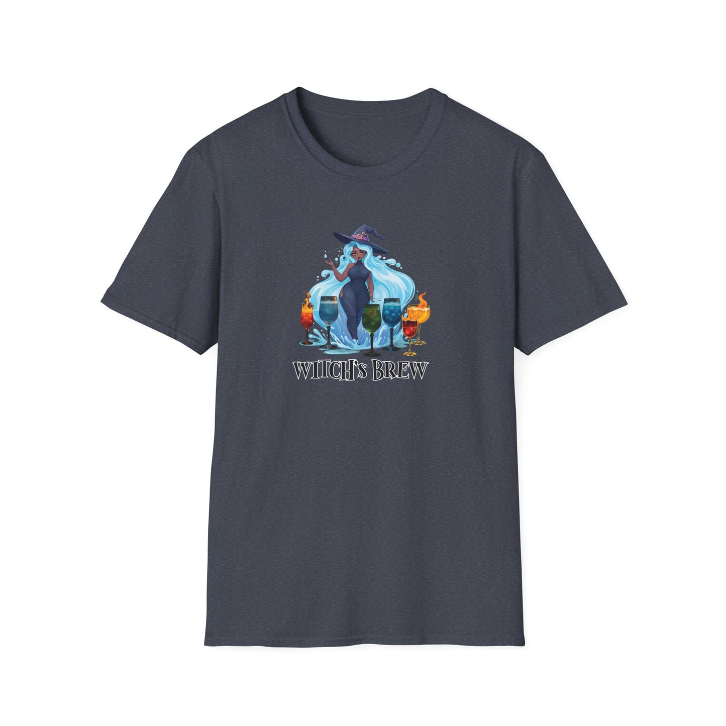 Witch's Brew T-Shirt Unisex Halloween Tee, Witchy Apparel, Spooky Graphic Shirt, Soft Cotton Top, Perfect for Fall Celebrations