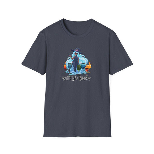 Witch's Brew T-Shirt Unisex Halloween Tee, Witchy Apparel, Spooky Graphic Shirt, Soft Cotton Top, Perfect for Fall Celebrations