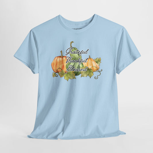 Grateful Thankful Blessed Tee – Autumn Spirit Edition