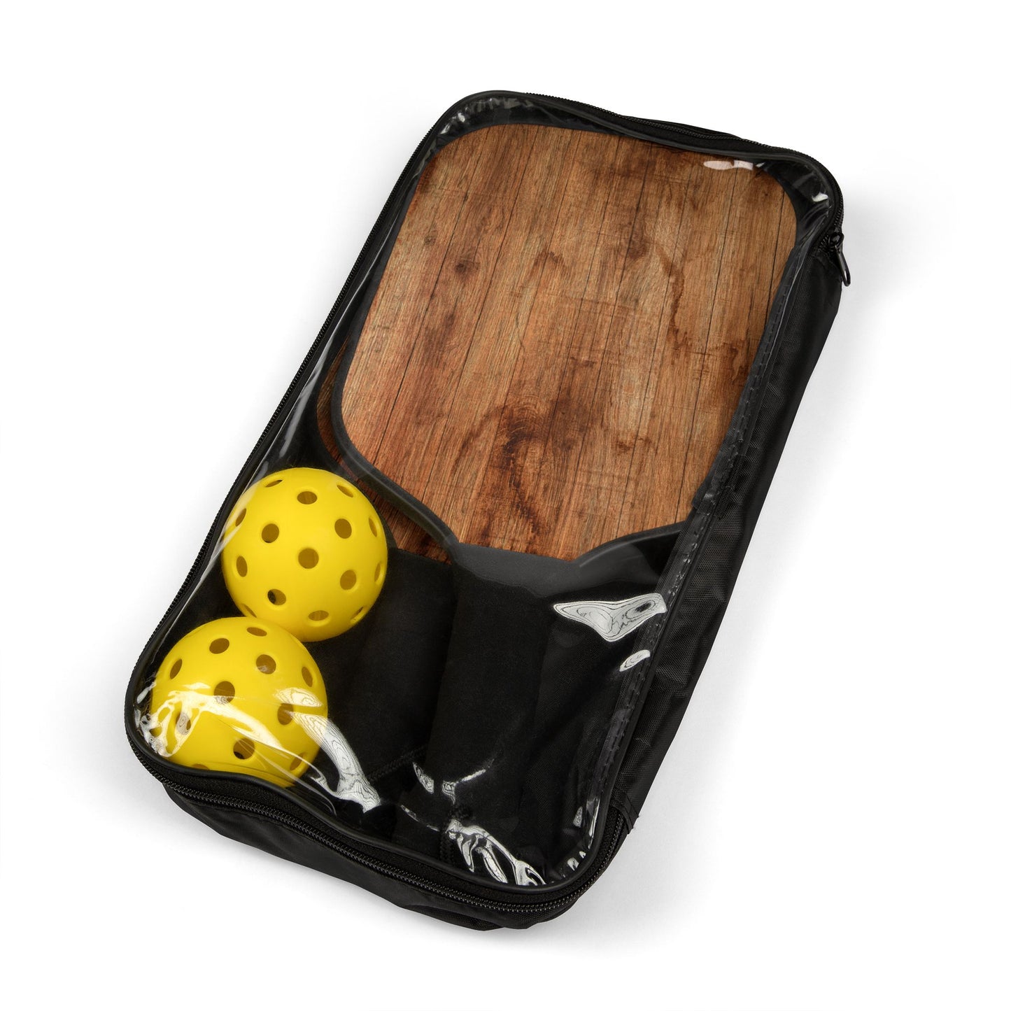 Classic Wood Pickleball Paddle Set, Durable Design for Beginners & Casual Play