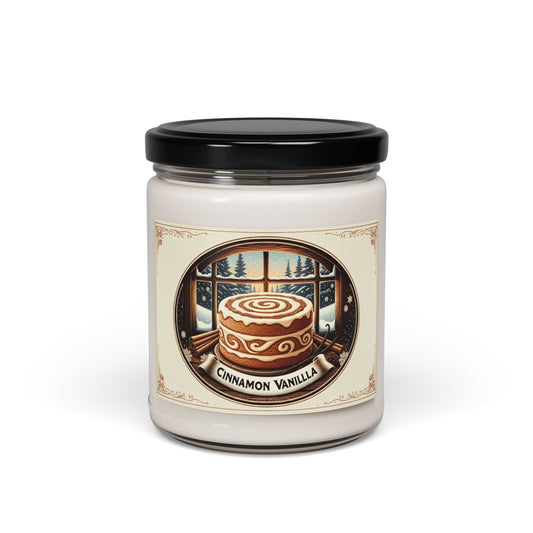 Cinnamon Vanilla Candle – Snowglazed Bakery Edition