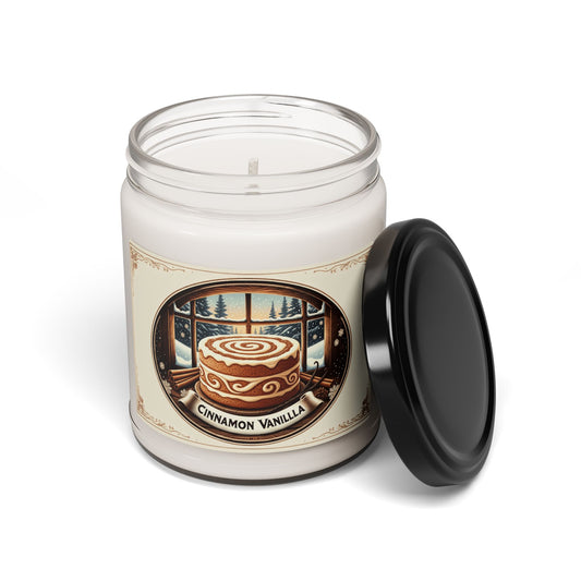 Cinnamon Vanilla Candle – Snowglazed Bakery Edition