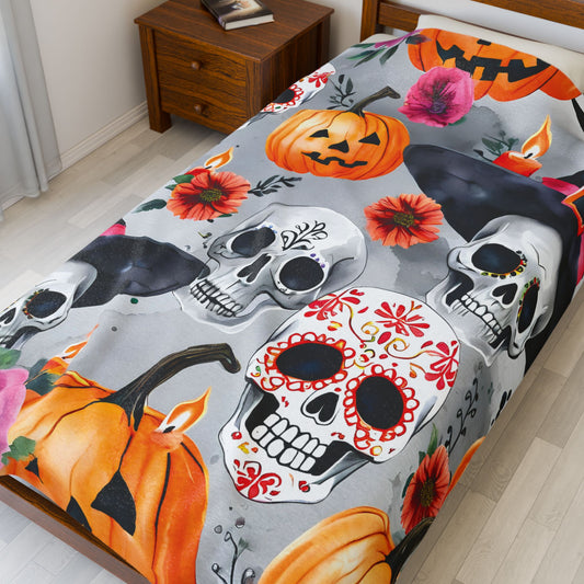 Skulls & Spells Blanket – Haunted Heritage Edition