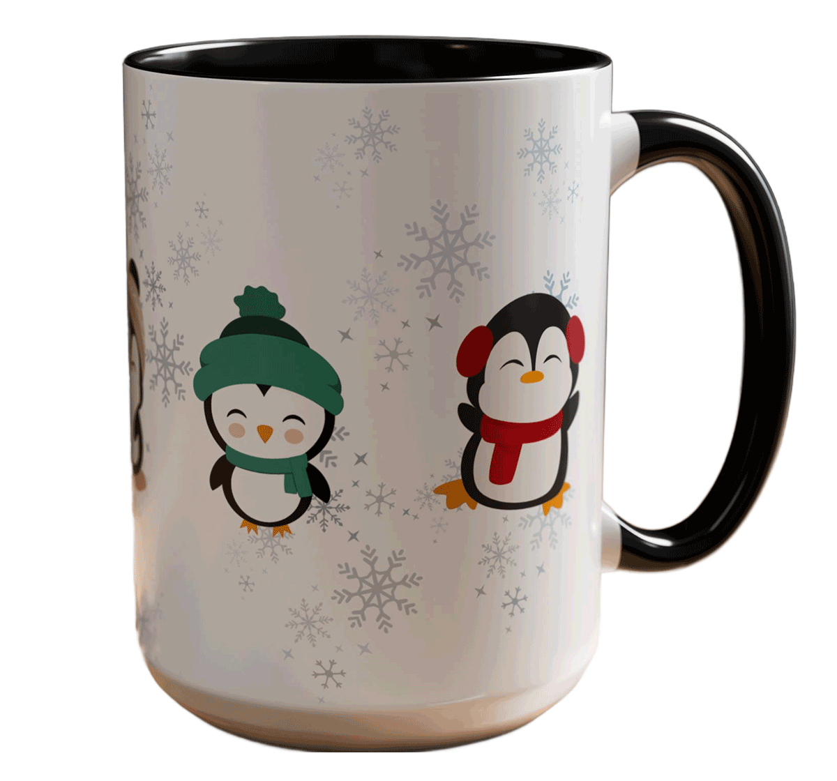 Holiday Emoji Puzzle Mug 15oz Funny Christmas Coffee Cup with Rebus Design
