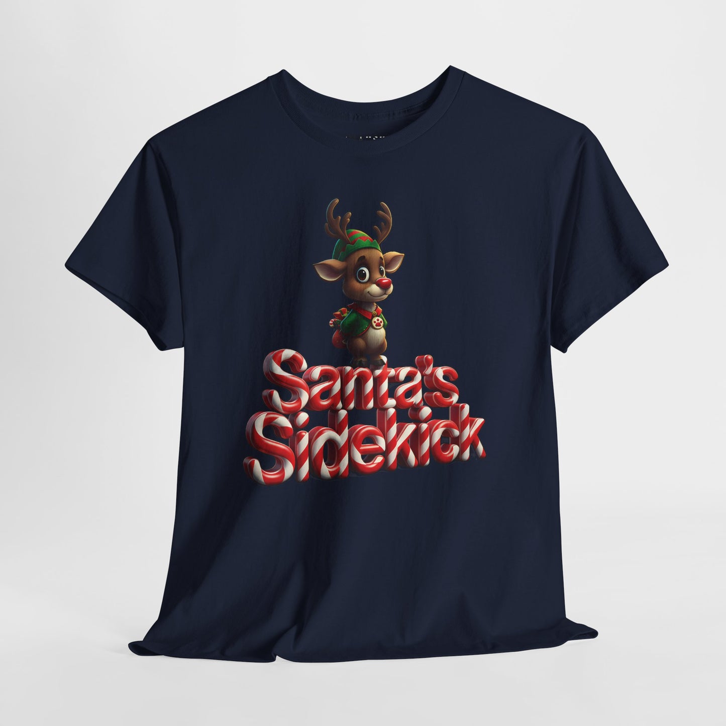 Santa’s Sidekick Tee – Peppermint Patrol Edition