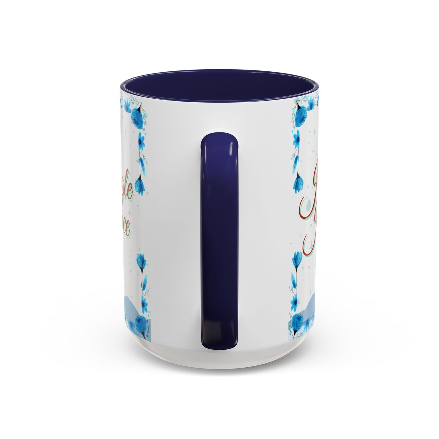 Jingle Juice Holiday Mug Funny Christmas Coffee Cup with Snowman and Winter Scene