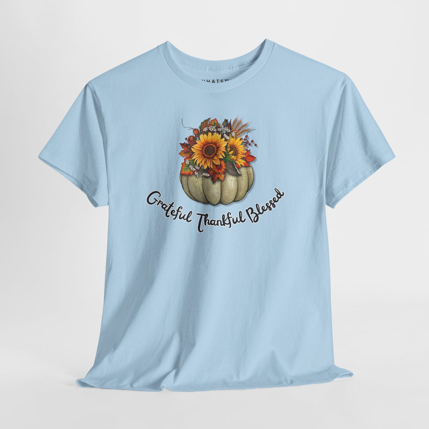 Grateful Thankful Blessed Tee – Floral Harvest Edition