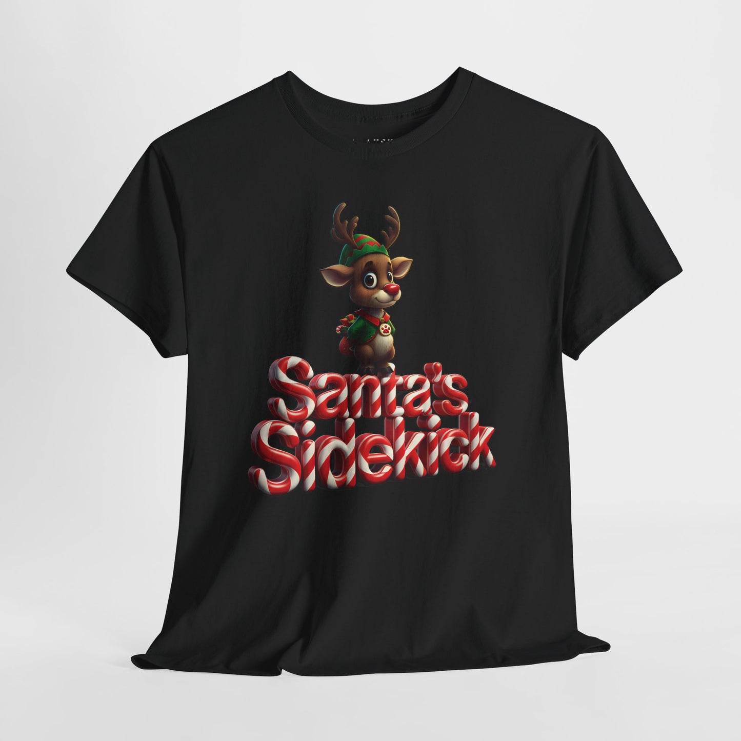 Santa’s Sidekick Tee – Peppermint Patrol Edition