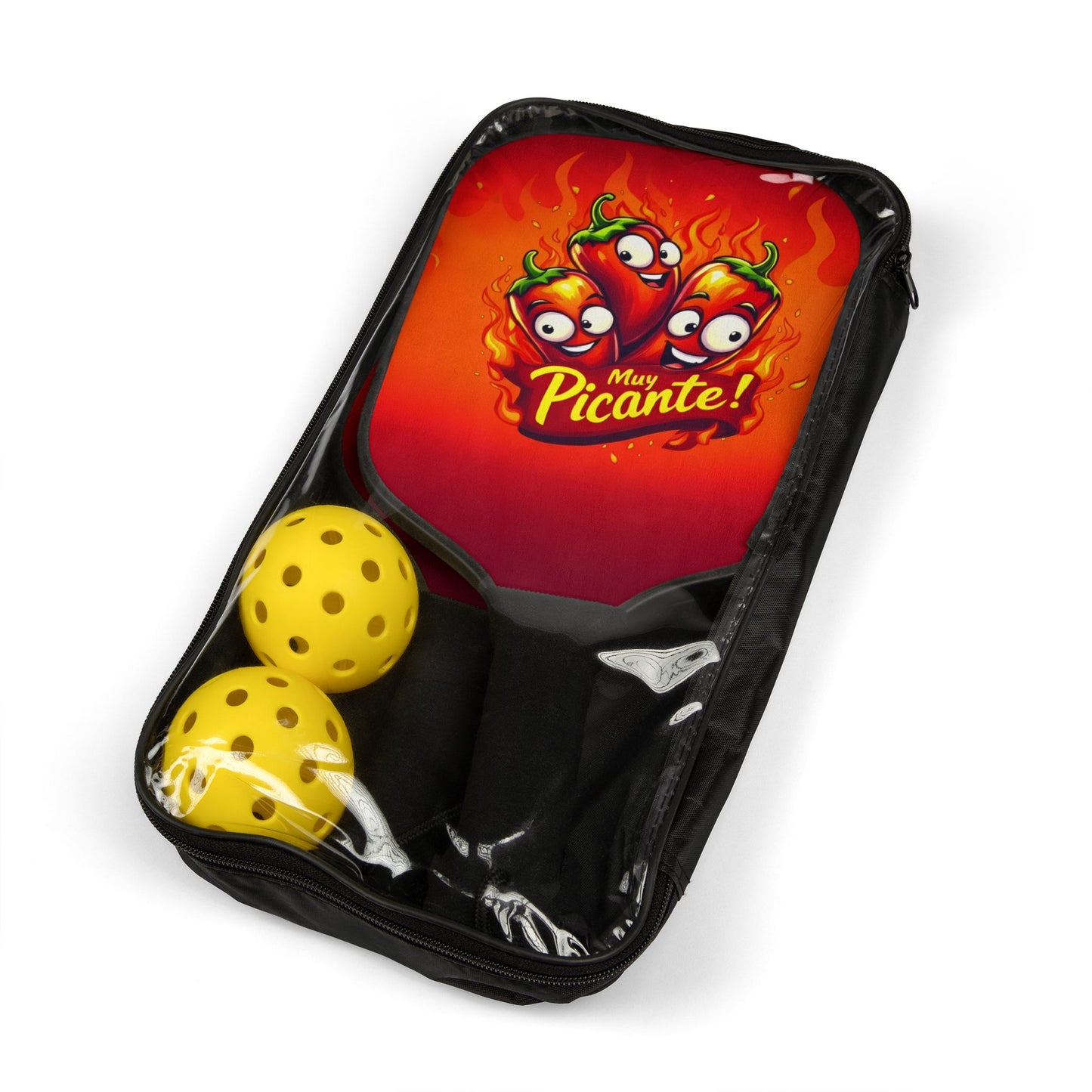 Muy Picante! Chili Pepper Pickleball Paddle, Spicy Chili Pepper Design