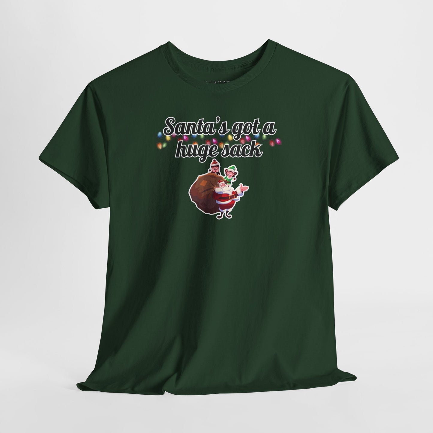 Santa’s Huge Sack Tee – Naughty List Edition