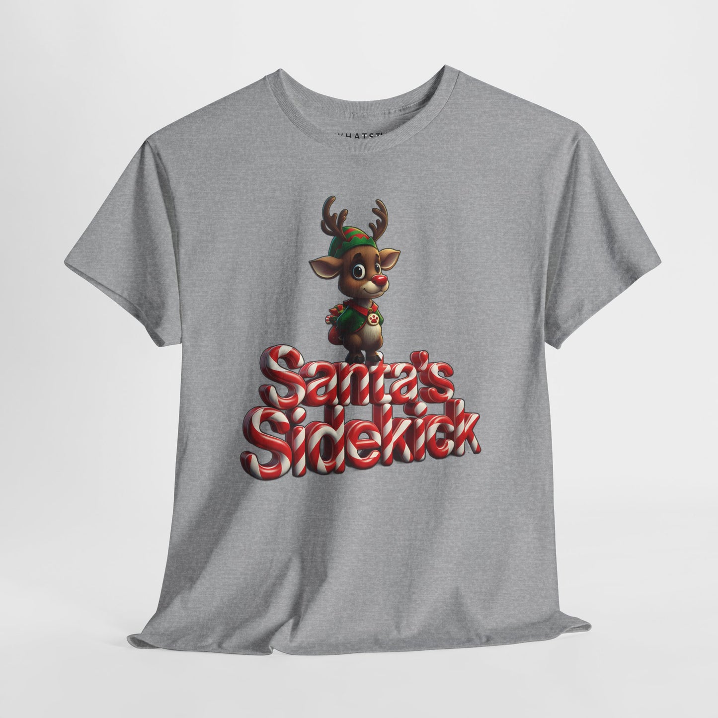 Santa’s Sidekick Tee – Peppermint Patrol Edition