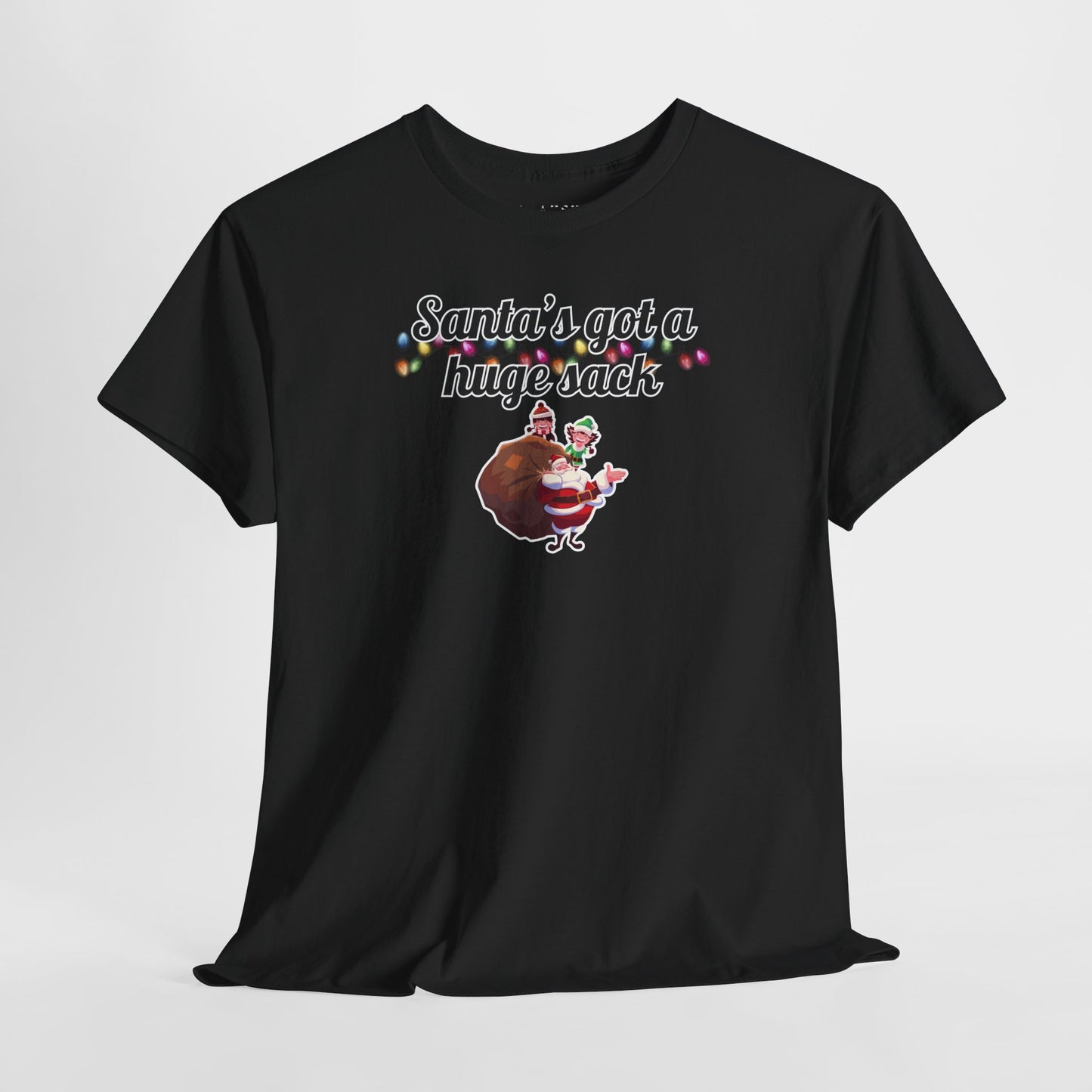 Santa’s Huge Sack Tee – Naughty List Edition