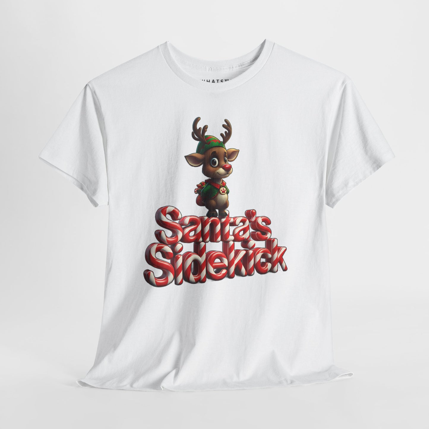 Santa’s Sidekick Tee – Peppermint Patrol Edition