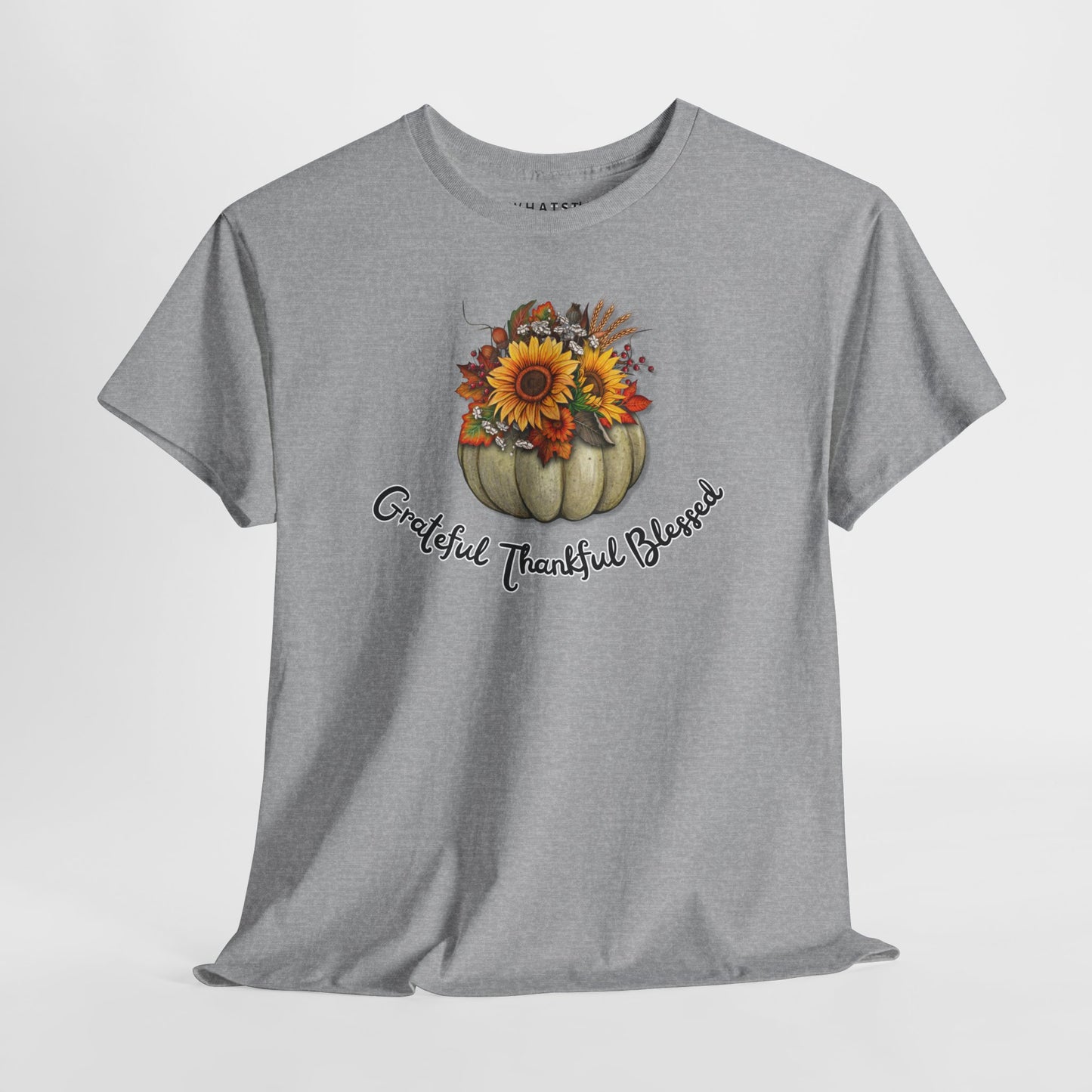 Grateful Thankful Blessed Tee – Floral Harvest Edition