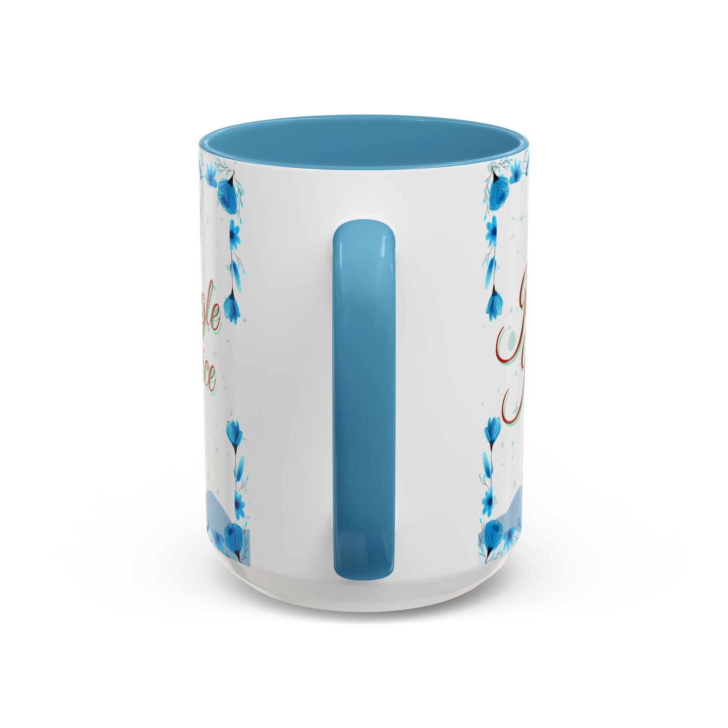 Jingle Juice Holiday Mug Funny Christmas Coffee Cup with Snowman and Winter Scene