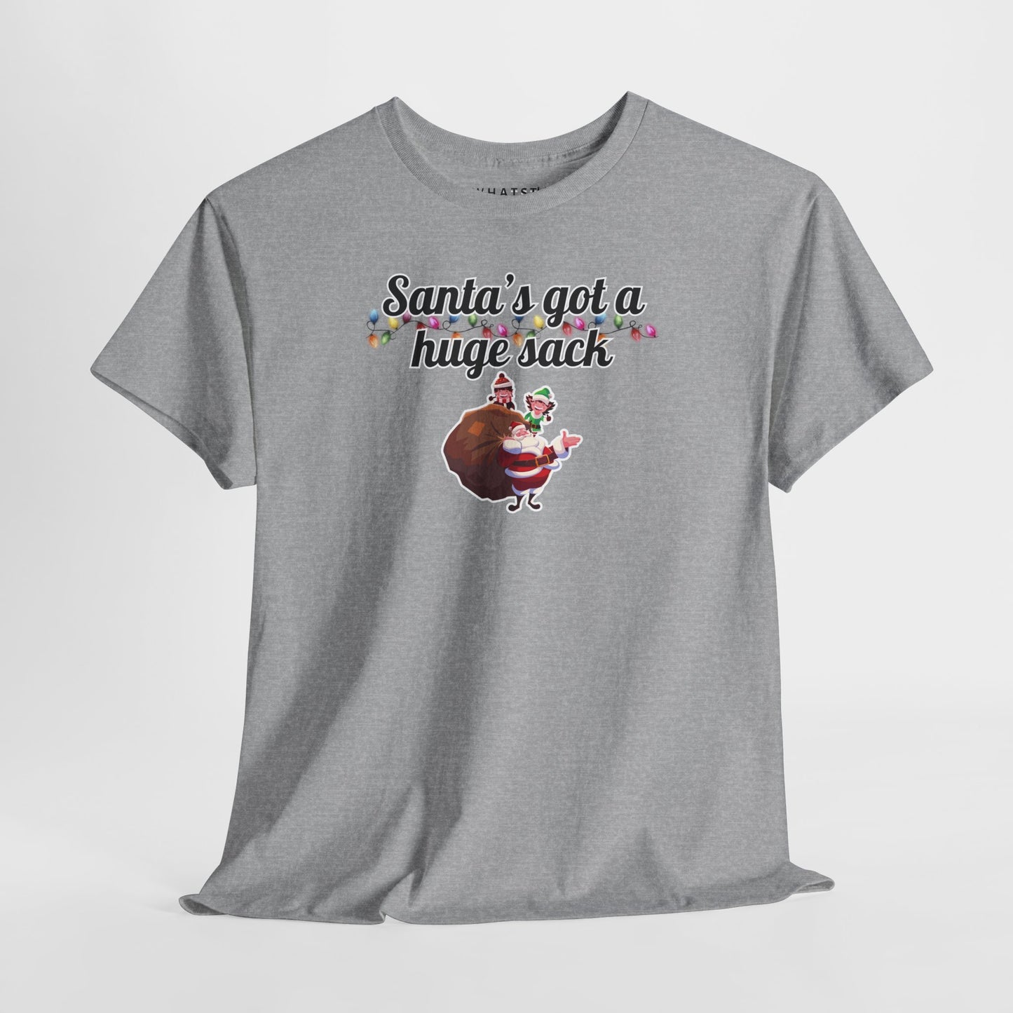 Santa’s Huge Sack Tee – Naughty List Edition