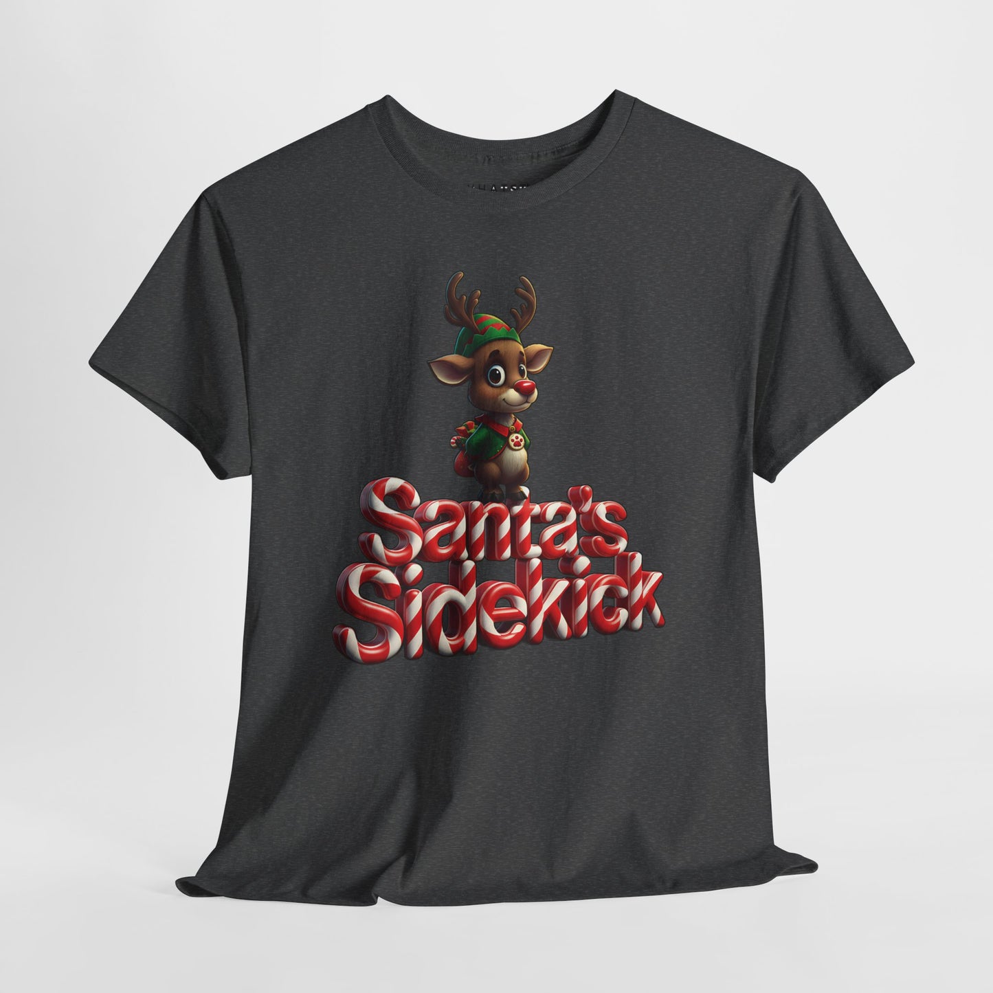Santa’s Sidekick Tee – Peppermint Patrol Edition